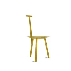 Please Wait To Be Seated Spade Chair Turmeric Yellow