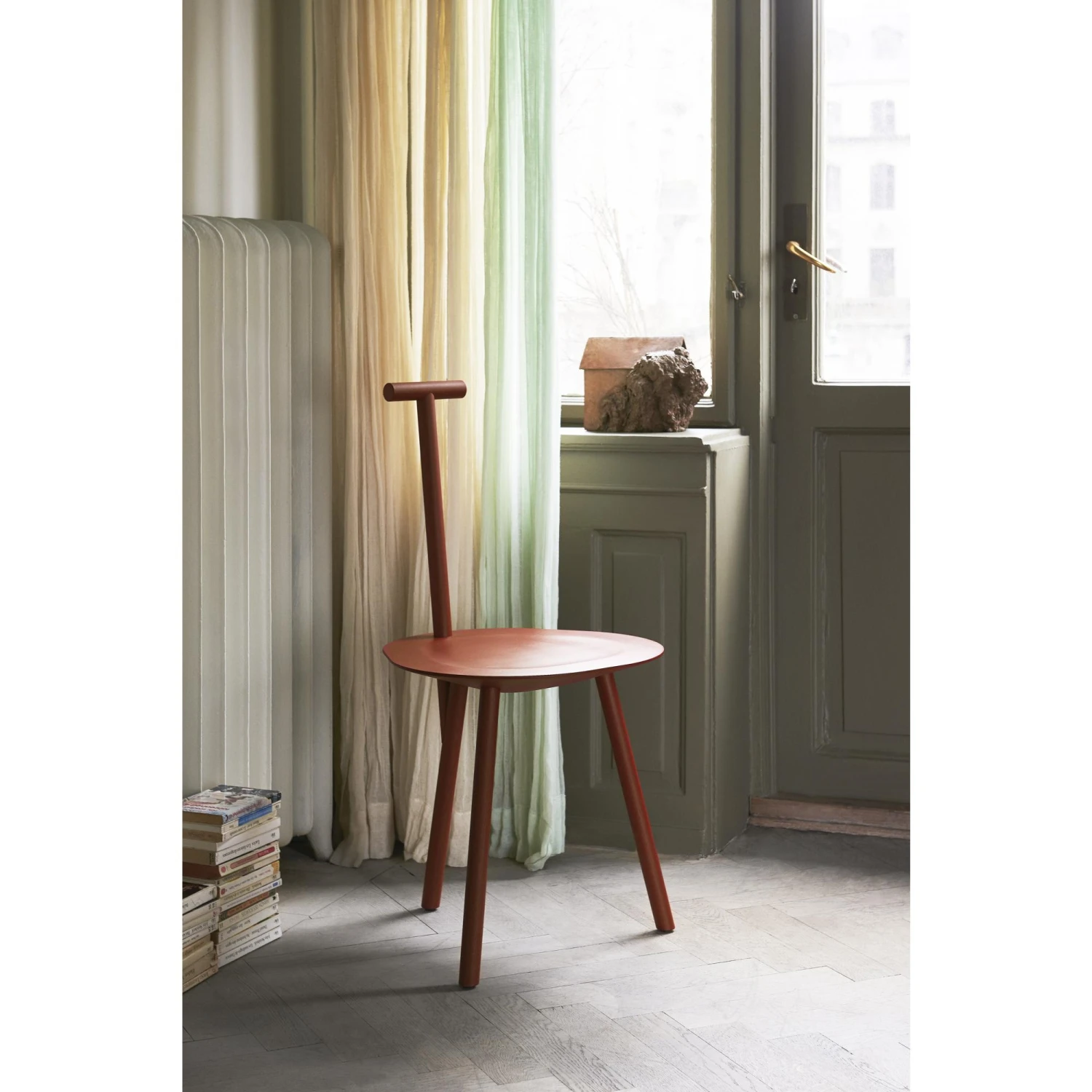 Please Wait To Be Seated Spade Chair Navy Blue - Image 5