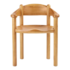 GUBI Daumiller Dining Chair With Armrests Golden Pine