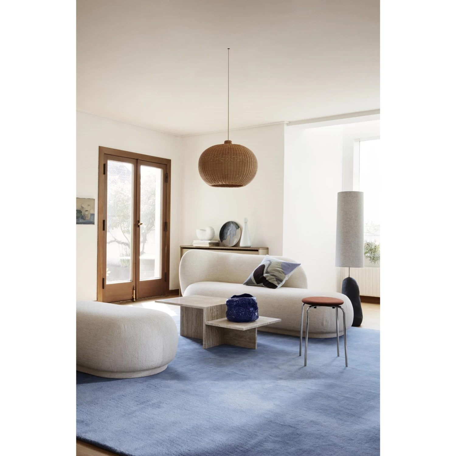 Ferm Living Rico Ottoman Brushed Sand - Image 6