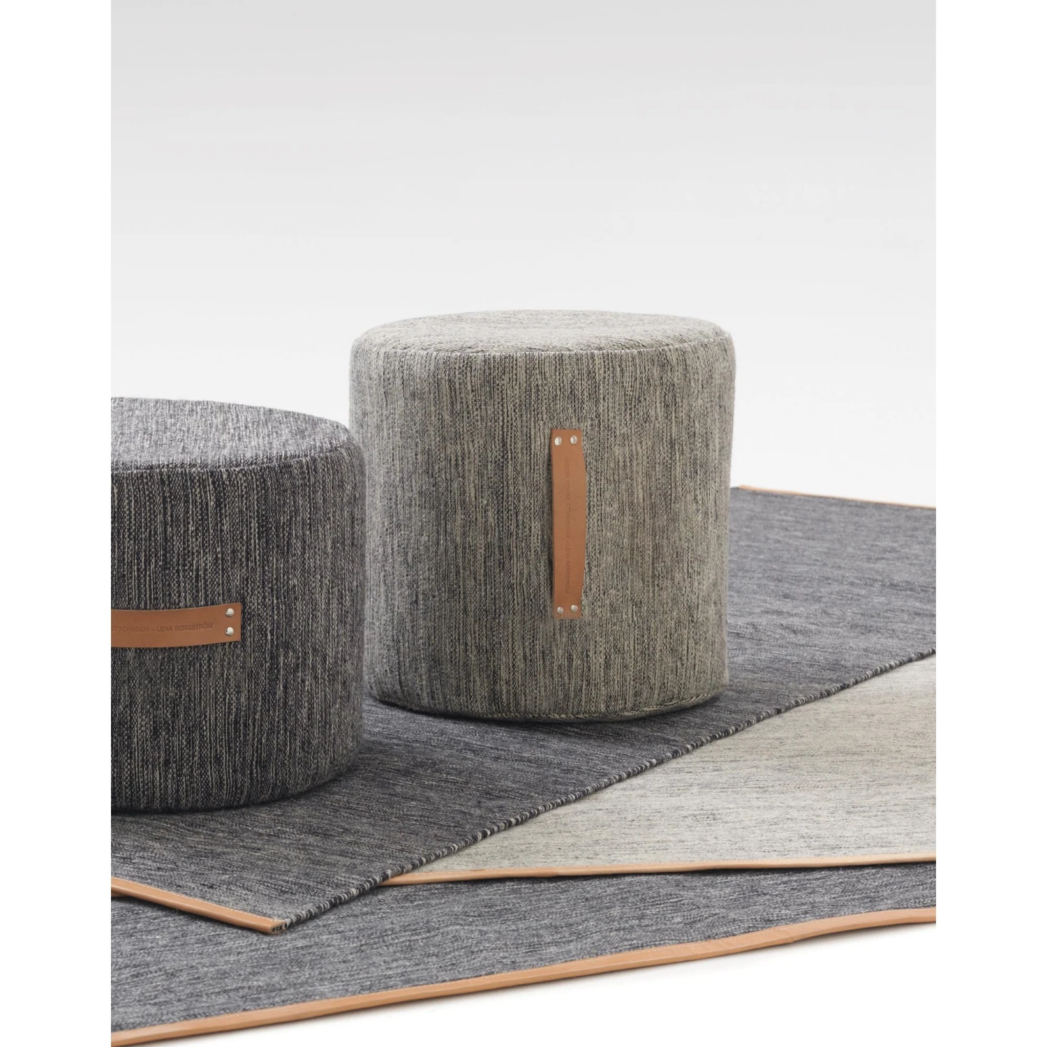 Design House Stockholm Björk Pouf Light Gray - Image 2