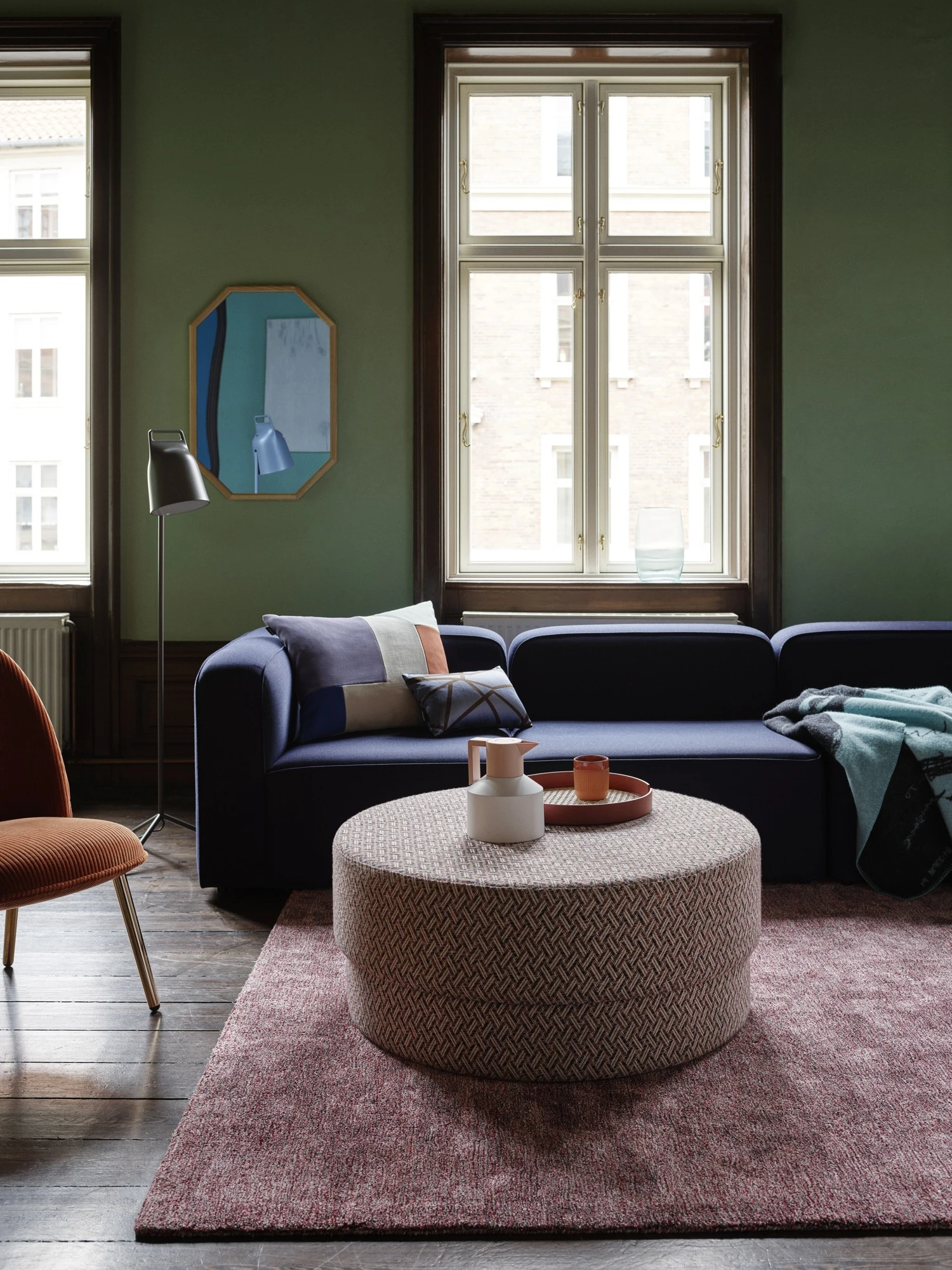 Normann Copenhagen Silo Pouf Large Piazza Gray/ Wynwood 10 - Image 2