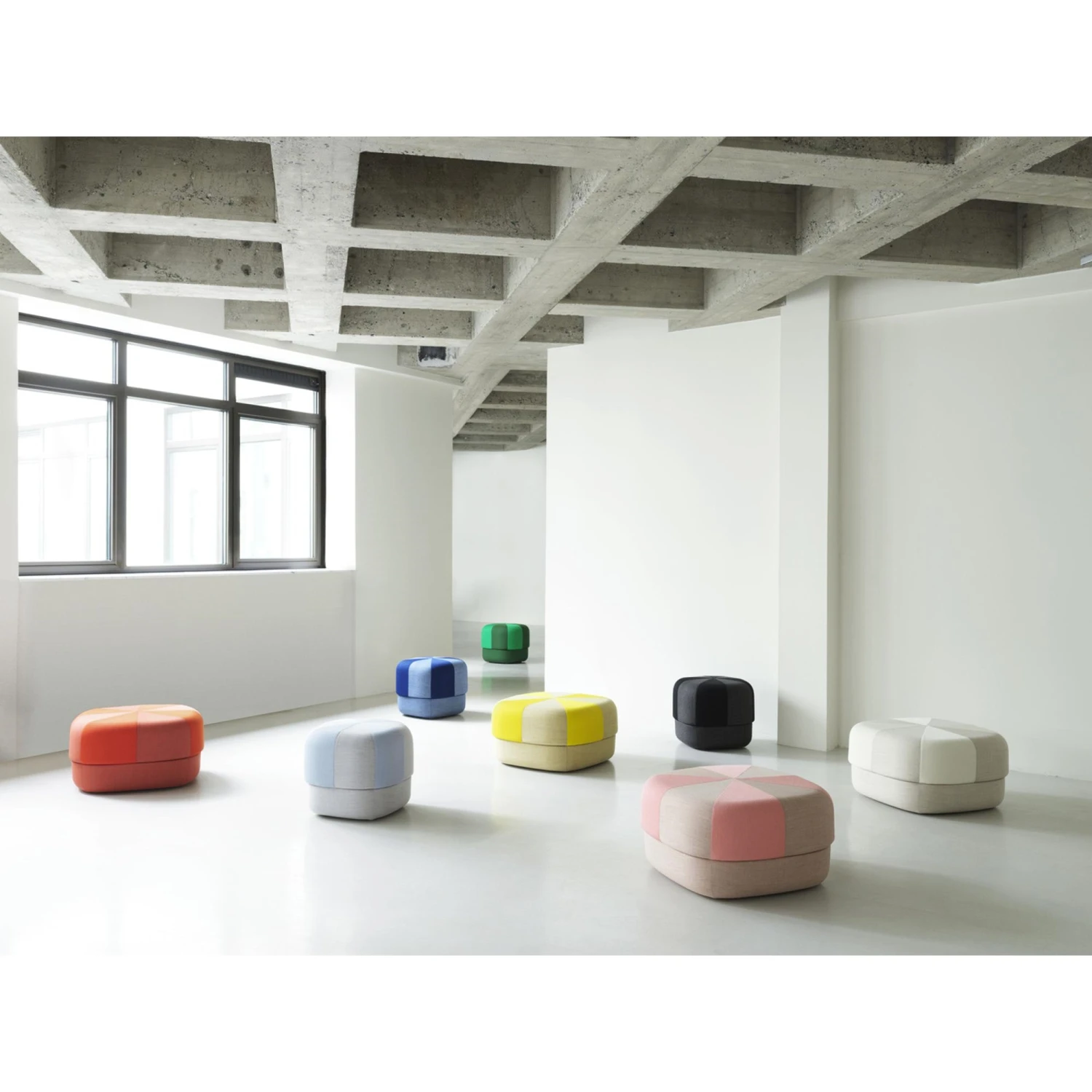 Normann Copenhagen Circus Pouf Duo Large Green - Image 3