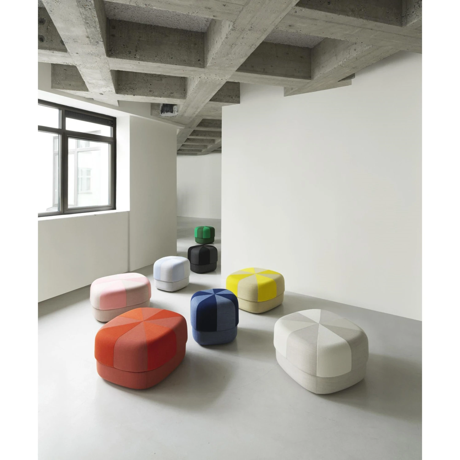 Normann Copenhagen Circus Pouf Duo Large Green - Image 4