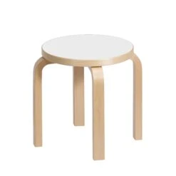 Artek NE60 Children's Stool Birch/ White