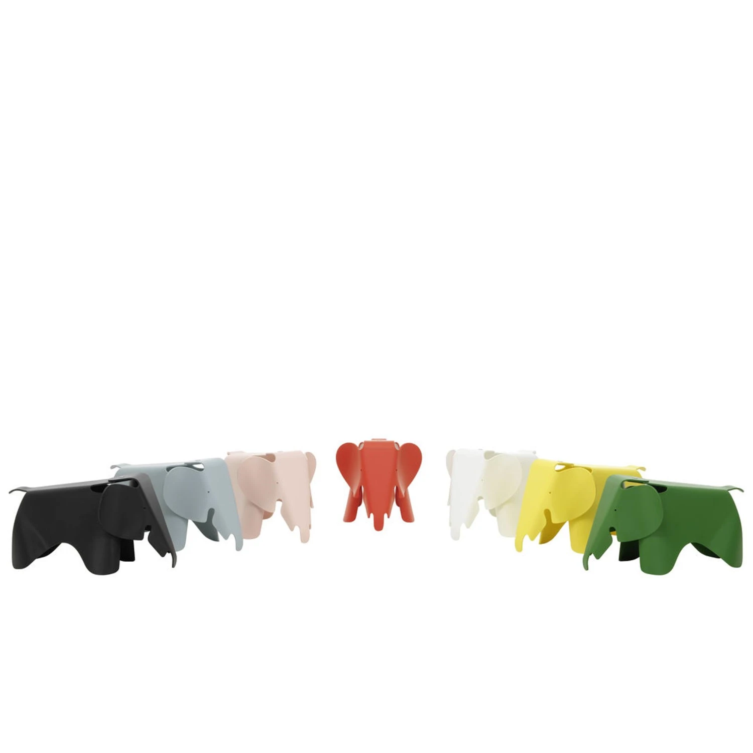 Vitra Eames Elephant Stool Large Poppy Red - Image 2