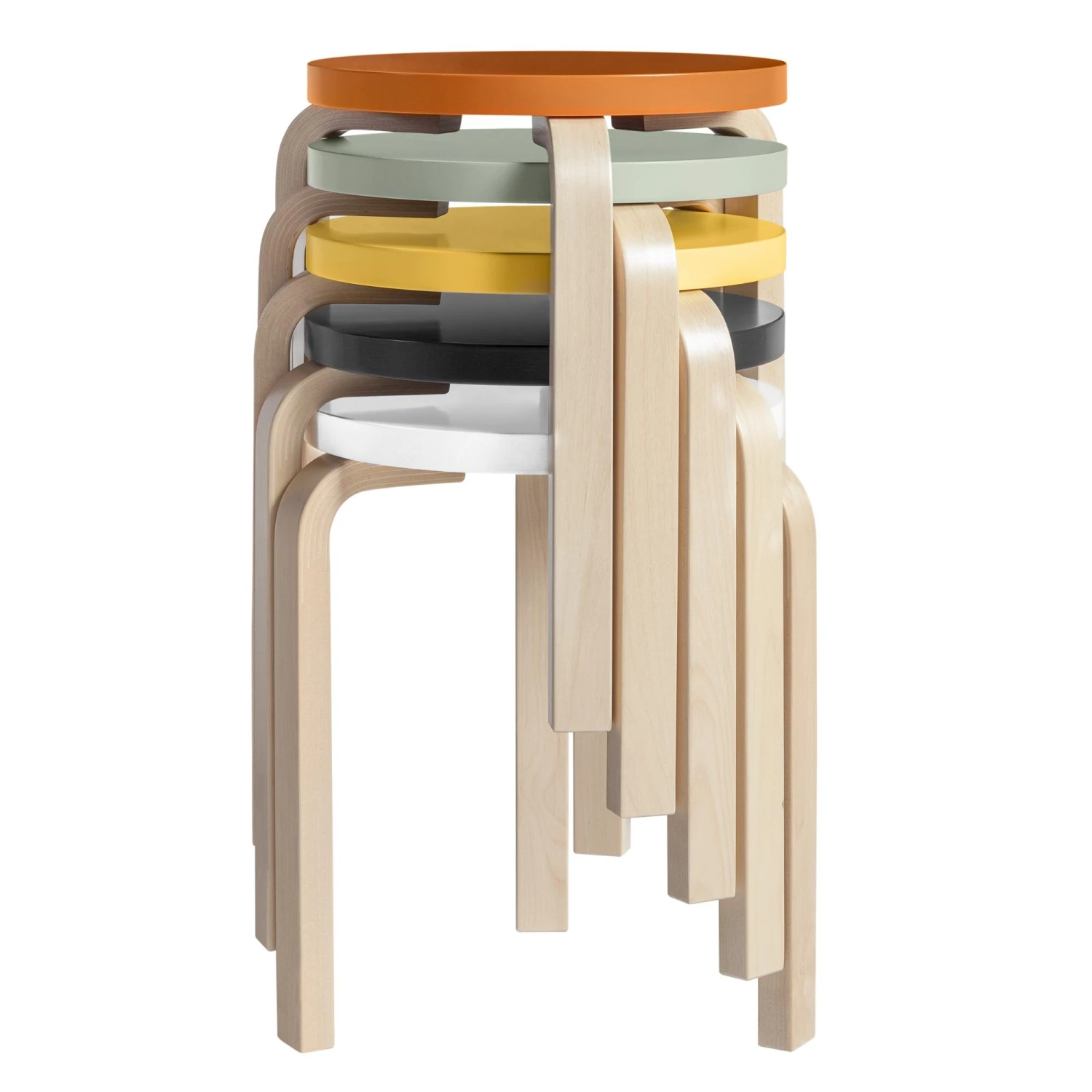 Artek 60 Stool Walnut - Image 2