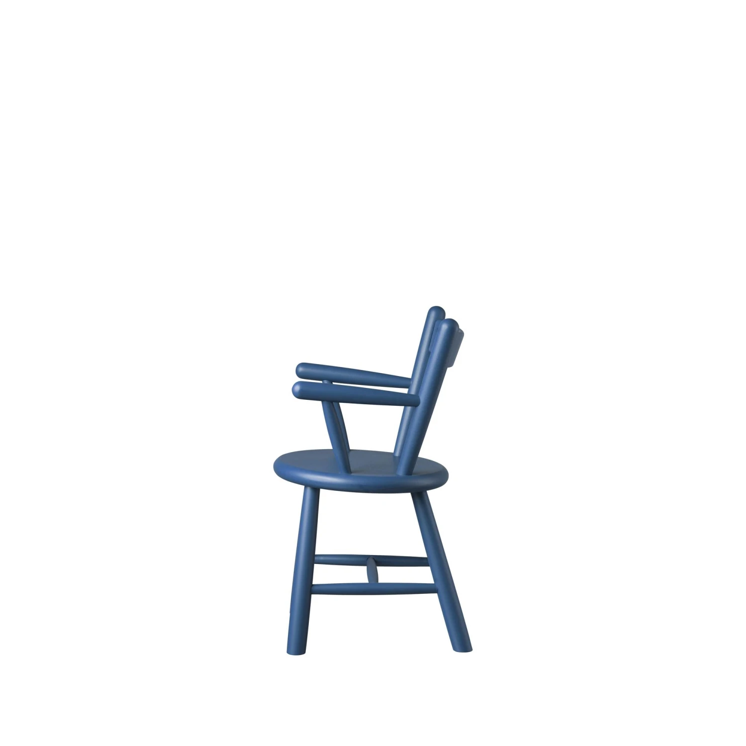 FDB Furniture P9 Children's Chair Blue - Image 3