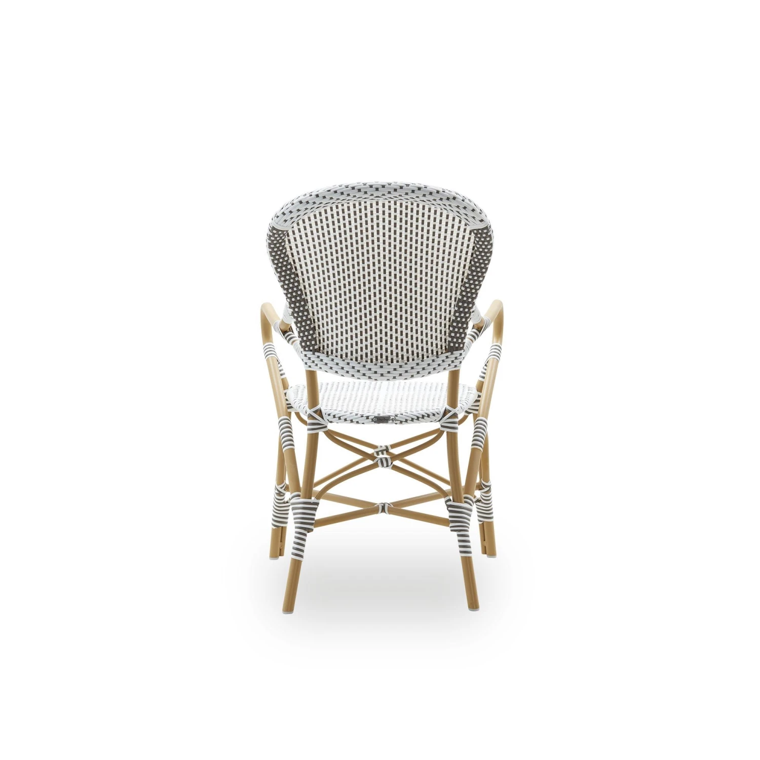 Sika-Design Isabell Exterior Cafe Chair With Armrest Almond - Image 4
