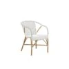 Sika-Design Madeleine Exterior Cafe Chair White/Almond