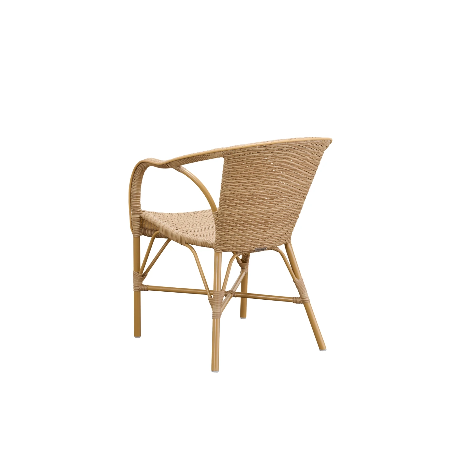 Sika-Design Madeleine Exterior Cafe Chair Natural/Almond - Image 3