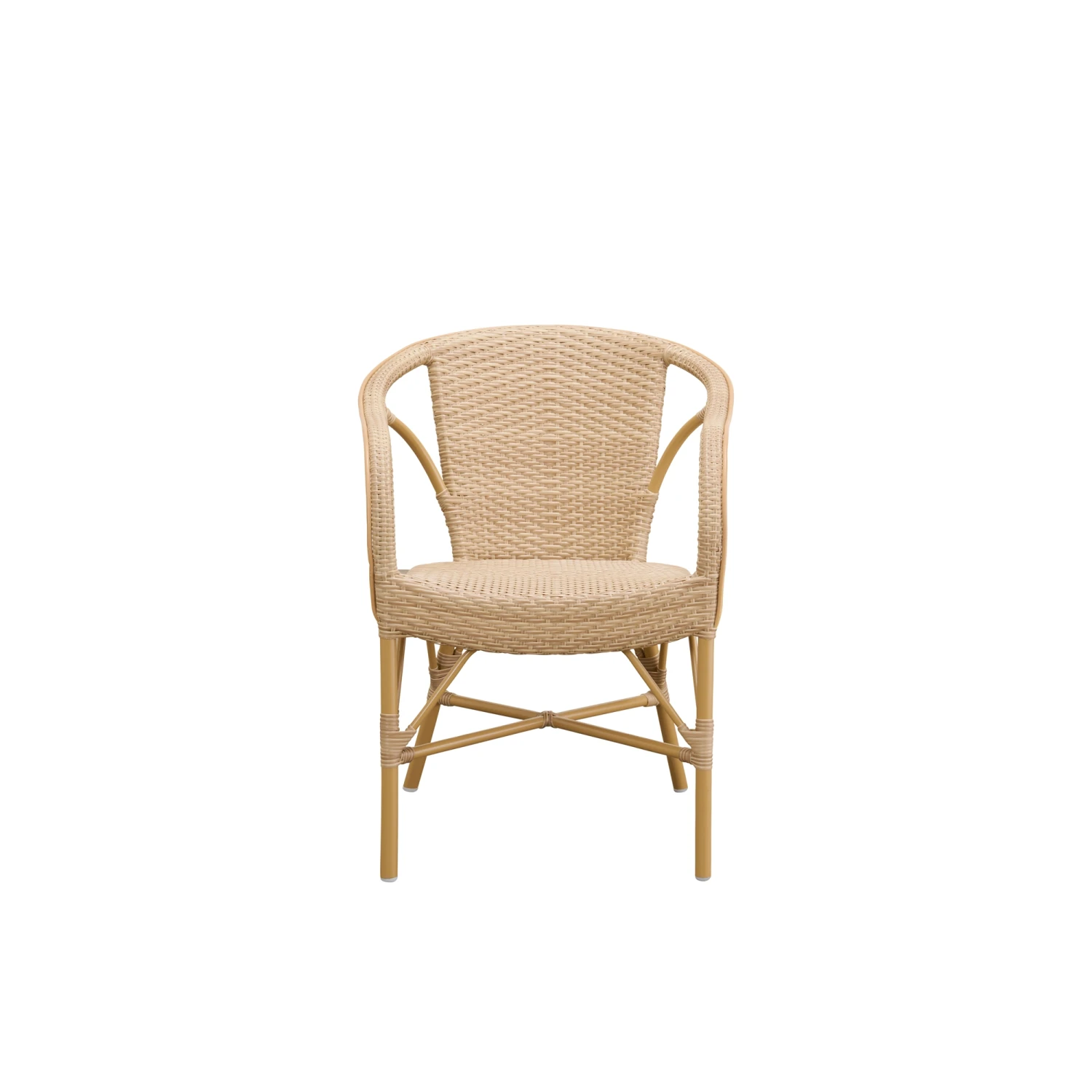 Sika-Design Madeleine Exterior Cafe Chair Natural/Almond - Image 2