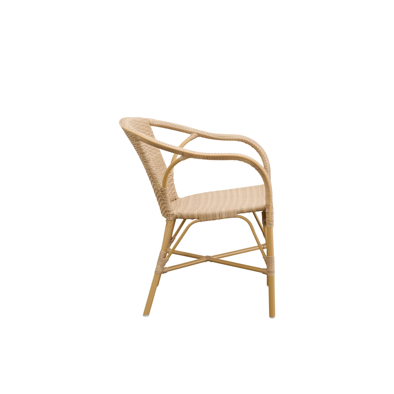 Sika-Design Madeleine Exterior Cafe Chair Natural/Almond - Image 5