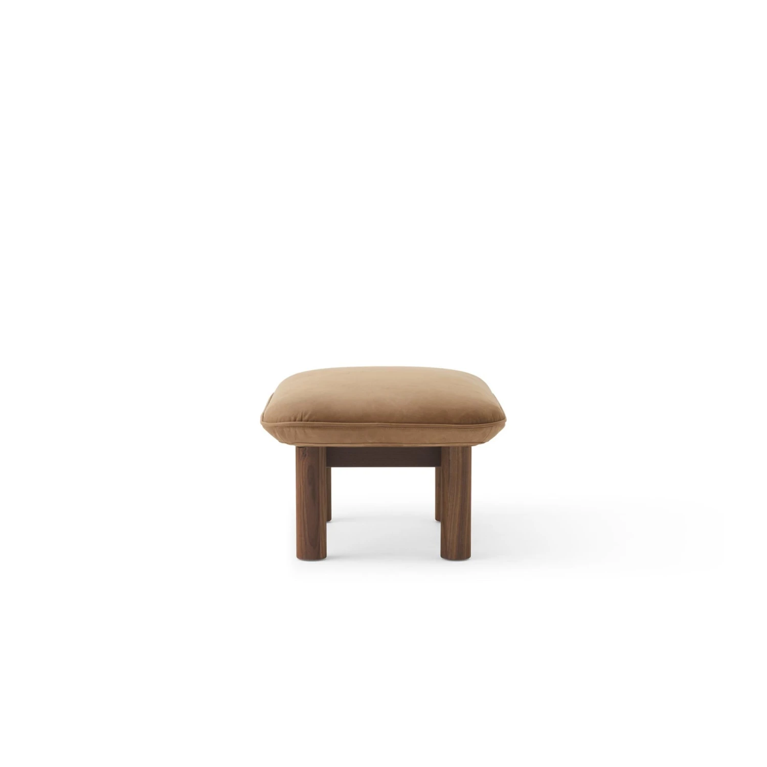 Audo Brasilia Ottoman Walnut/ Dunes - Image 2