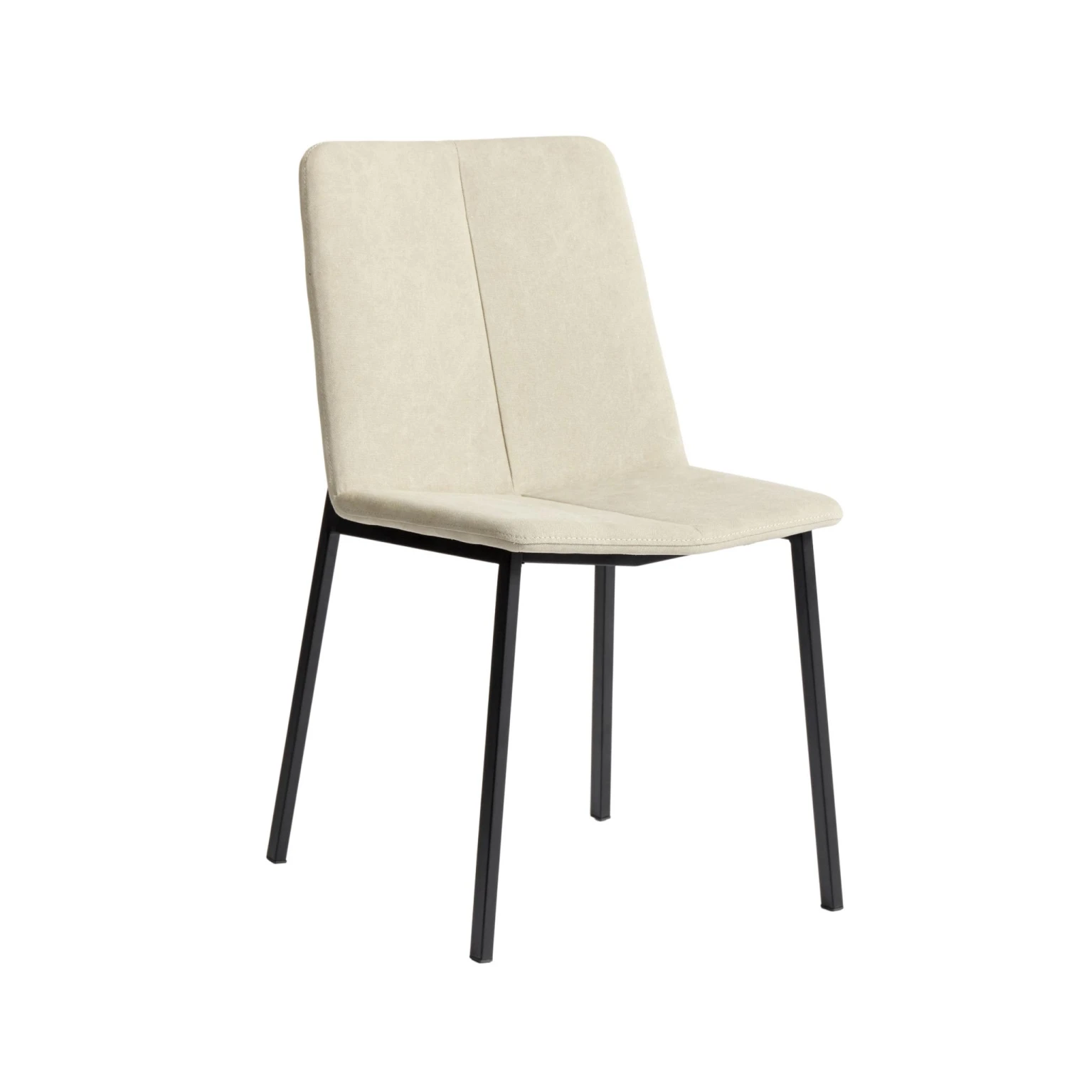 Muubs Chamfer Dining Chair Desert/ Black - Image 2