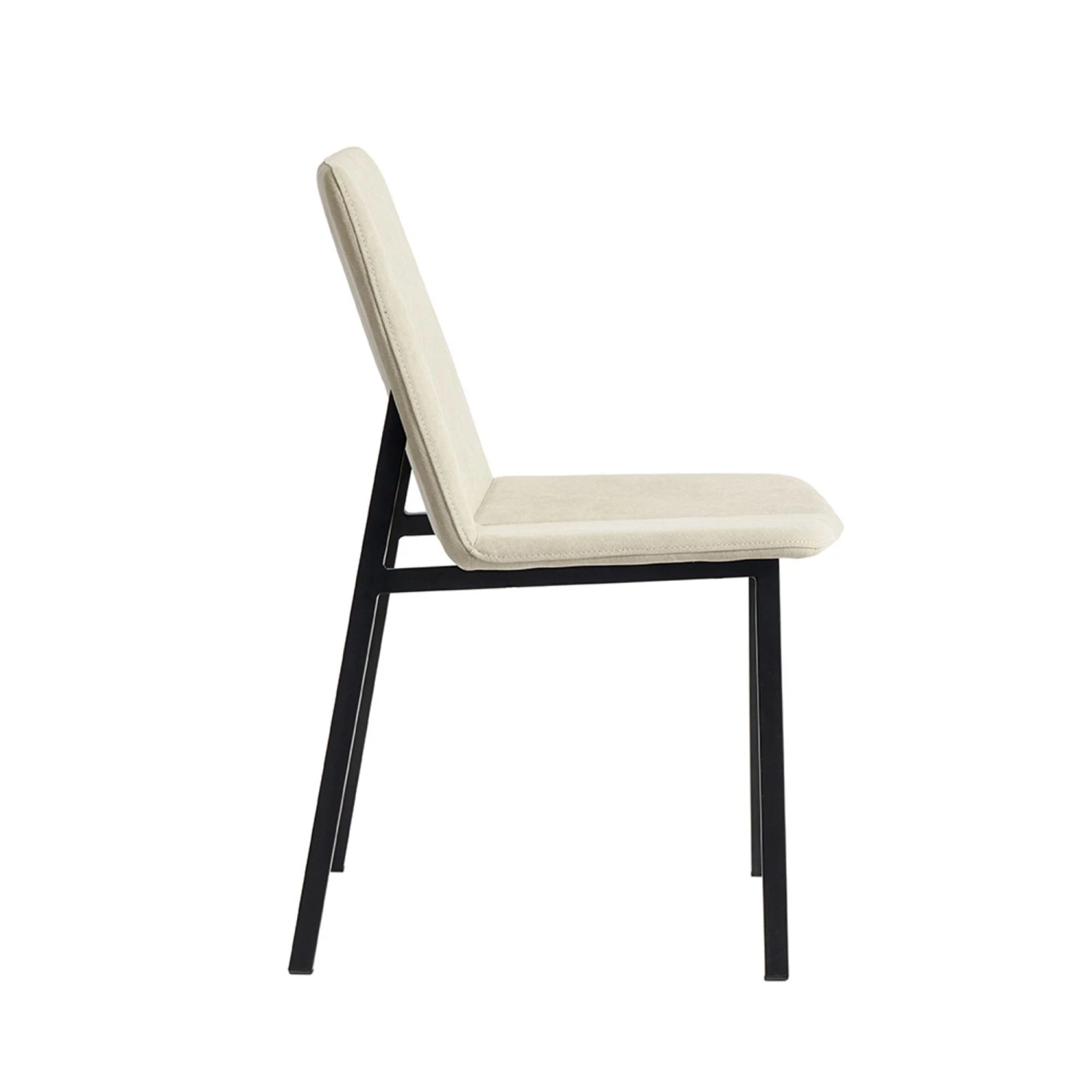 Muubs Chamfer Dining Chair Desert/ Black - Image 3