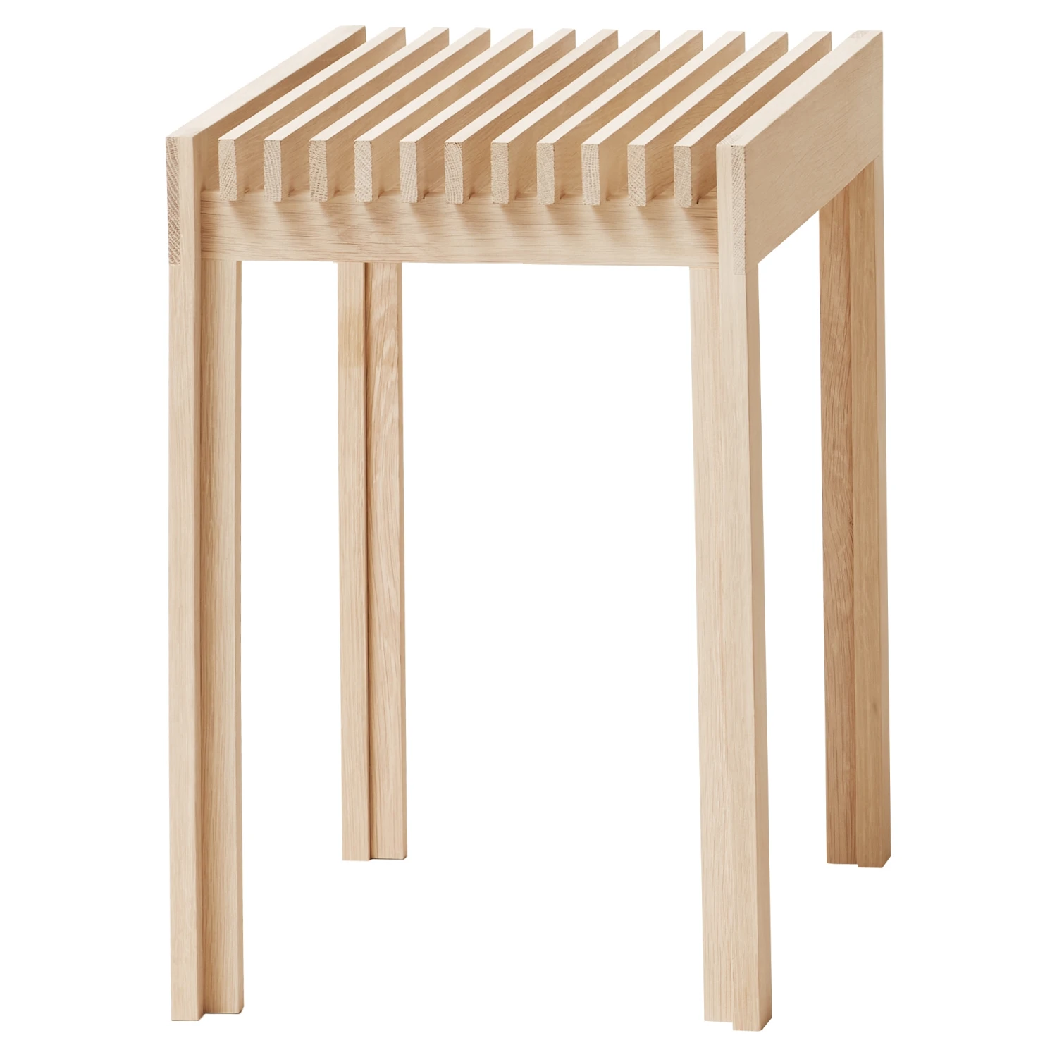 Form & Refine Lightweight Stool White Oak - Image 3