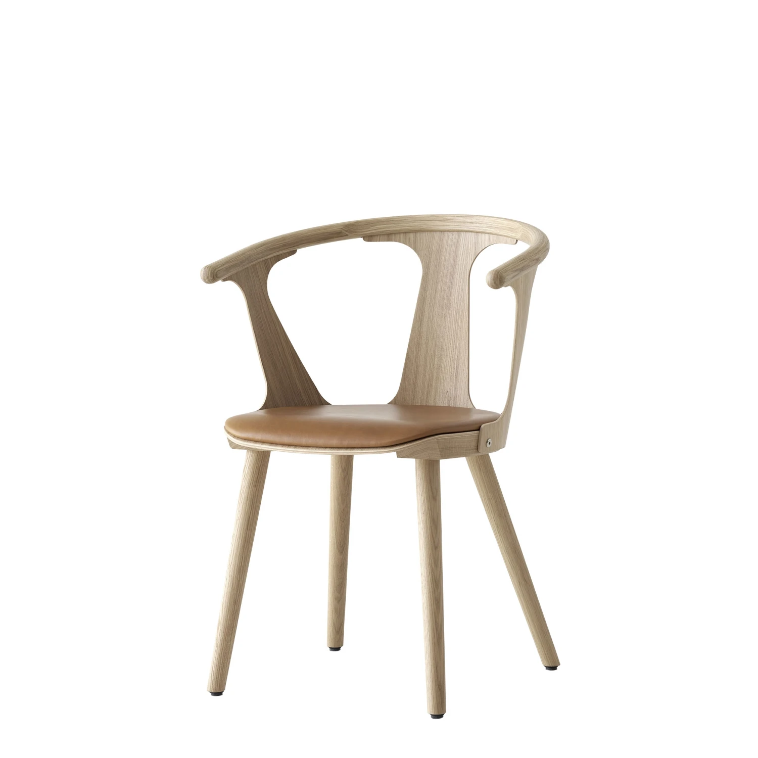 &Tradition In Between SK2 Dining Chair Oiled Oak/Cognac Noble Leather - Image 2