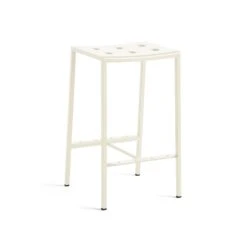 HAY Balcony Bar Stool Low H65 Chalk Beige