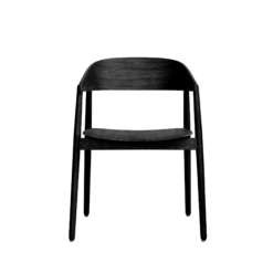 Andersen Furniture AC2 Dining Chair With Armrests Black