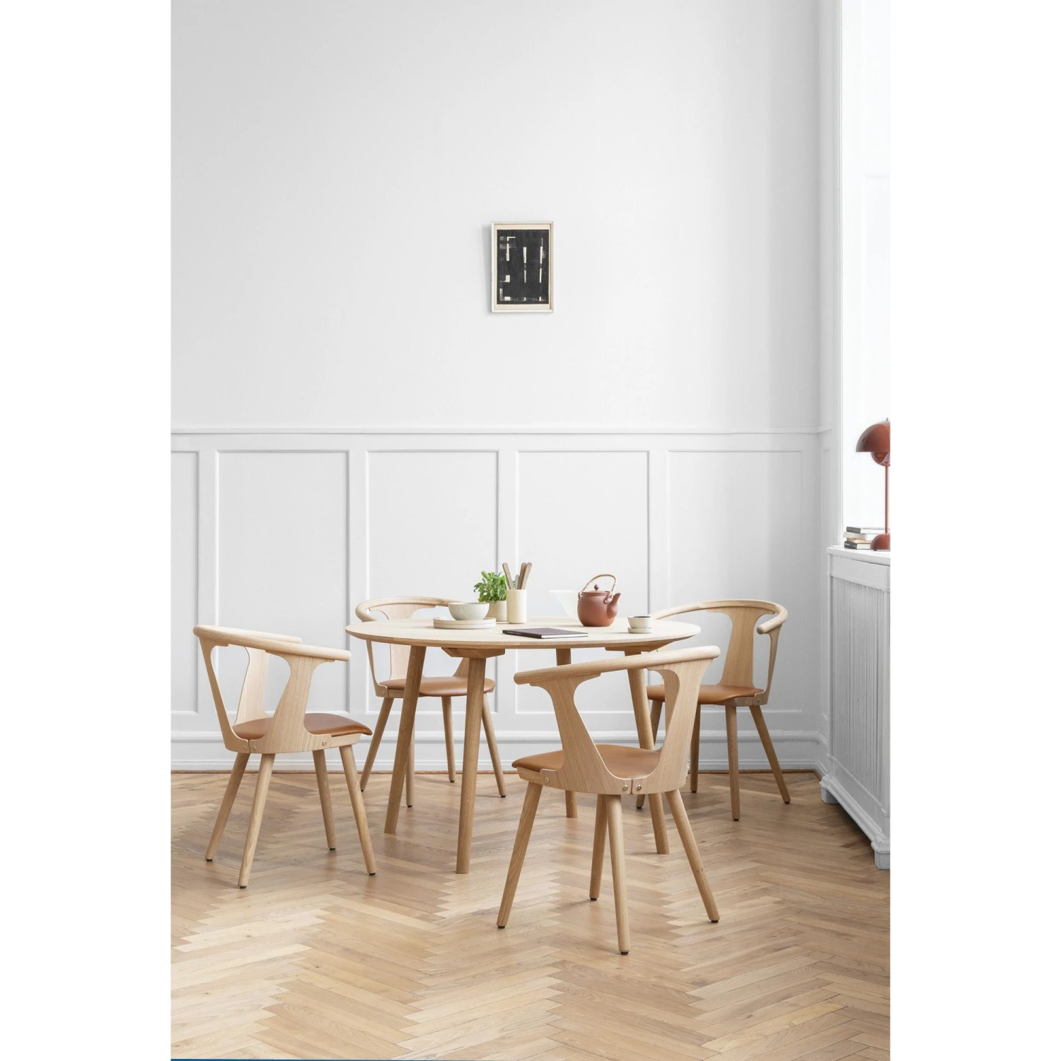 &Tradition In Between SK2 Dining Chair Oiled Oak/Cognac Noble Leather - Image 5