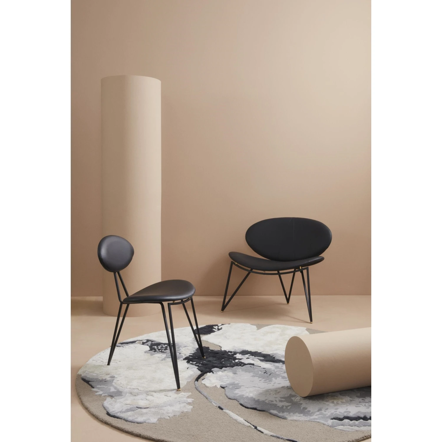 AYTM SEMPER Dining Chair Black - Image 3