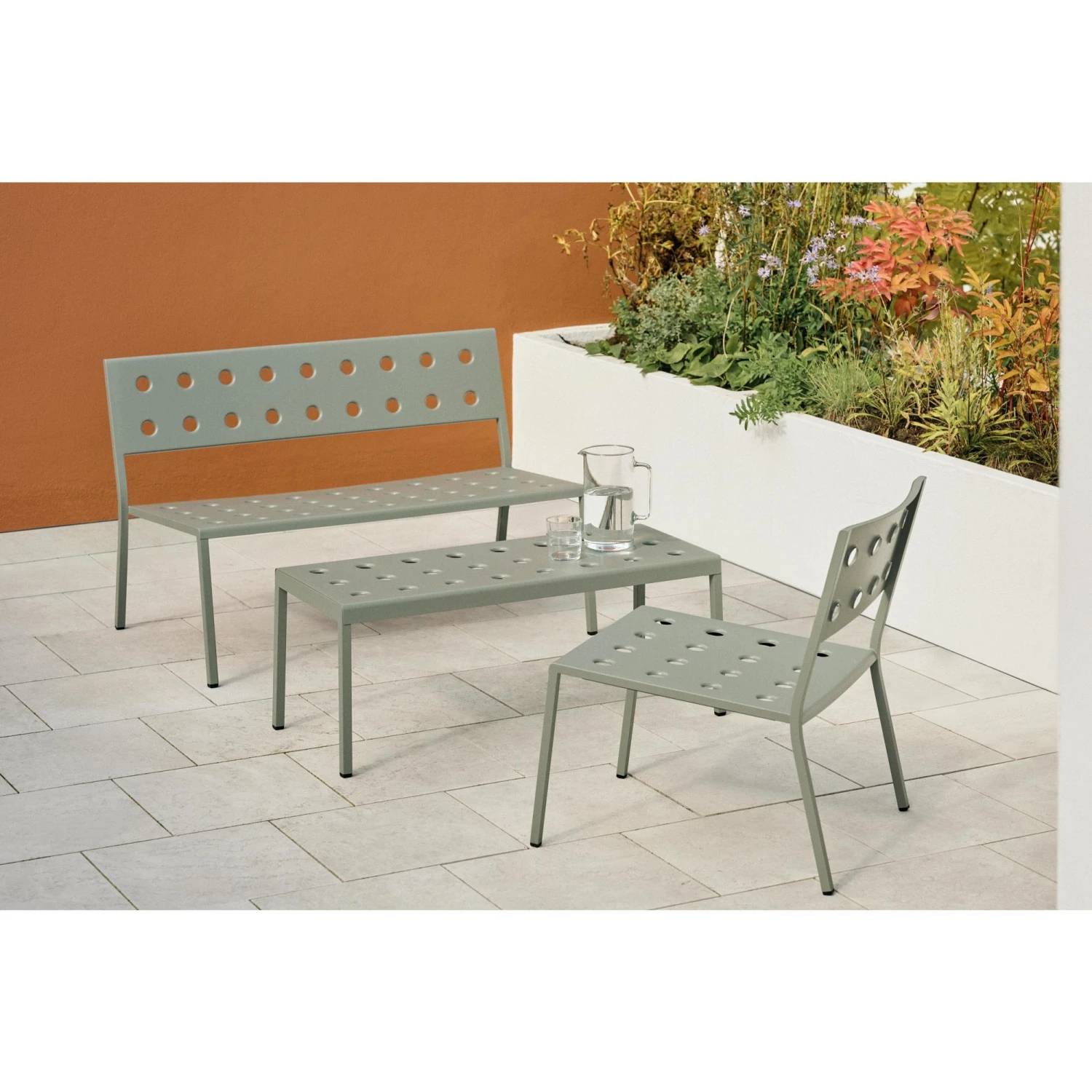 HAY Balcony Armchair Chalk Beige - Image 5