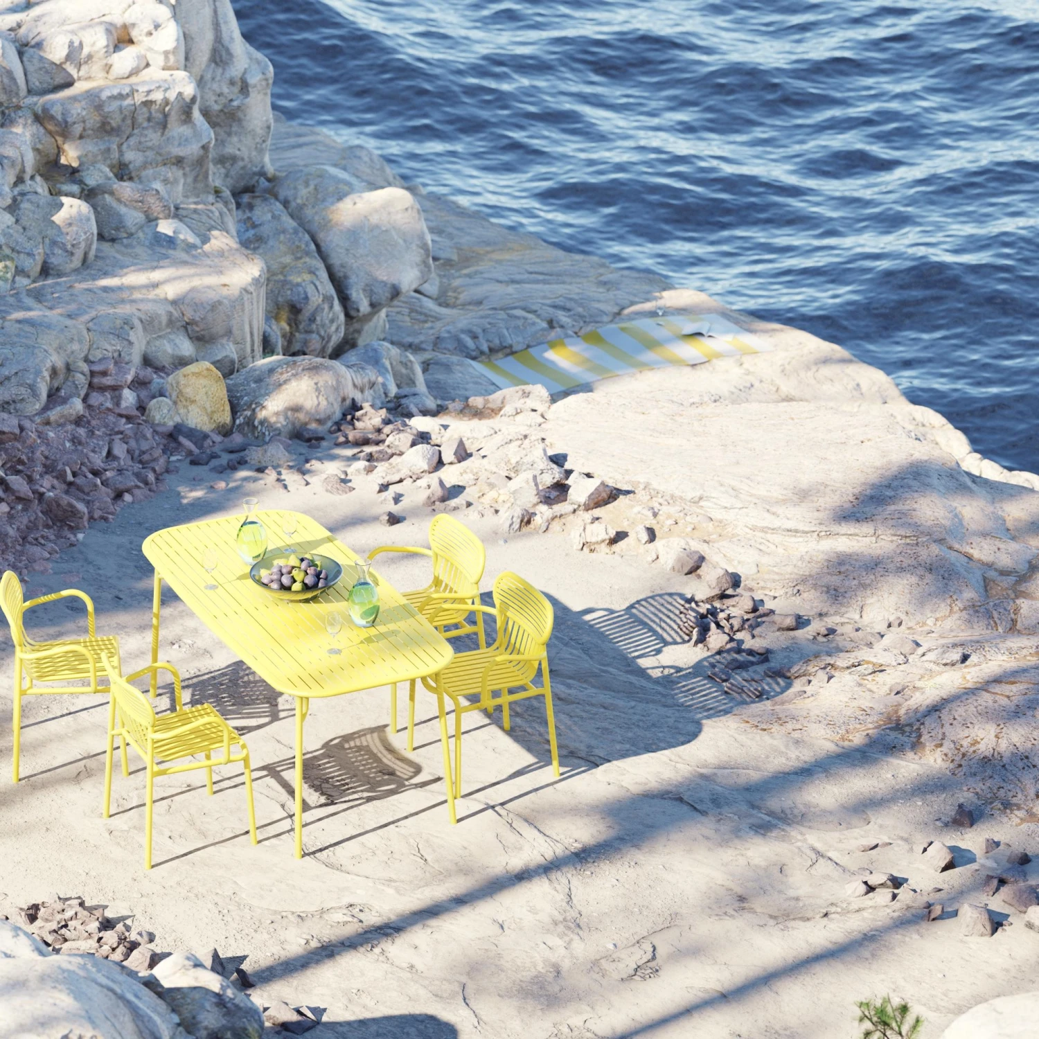 Petite Friture WEEK-END Dining Chair With Armrests Black - Image 11