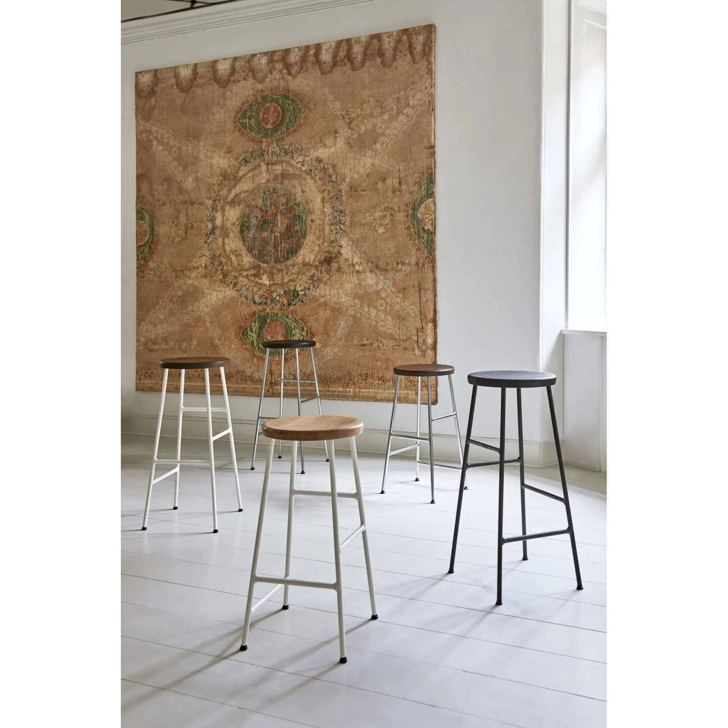 HAY Cornet Bar Stool H65 Black - Image 4