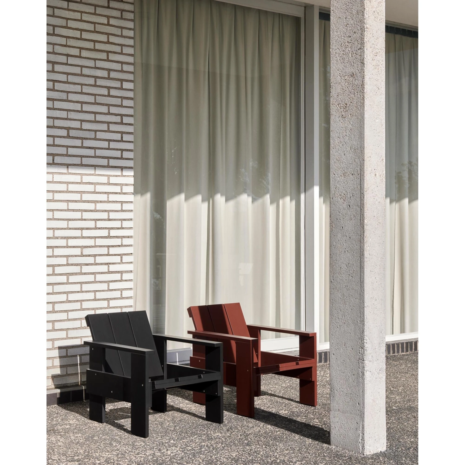 HAY Crate Armchair Iron Red - Image 15