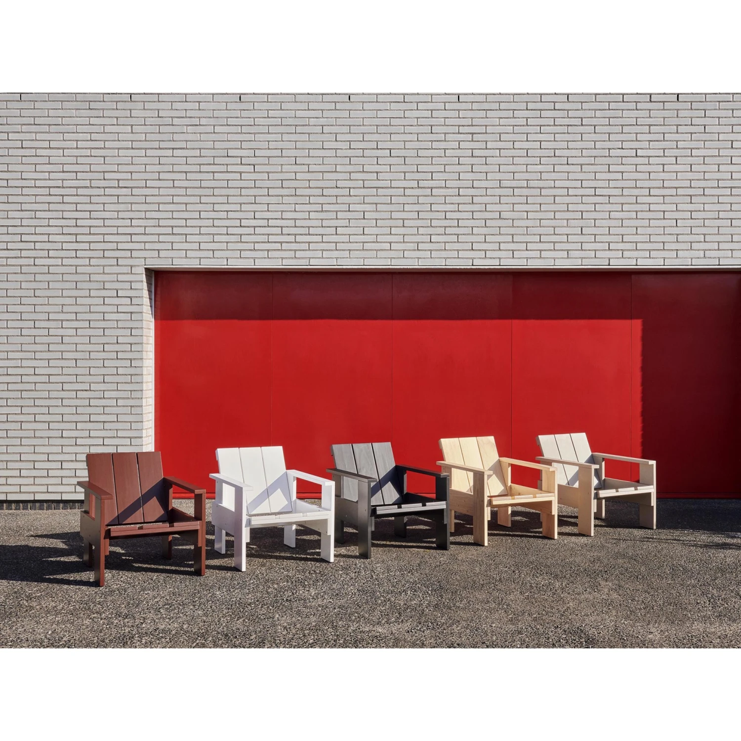 HAY Crate Armchair Iron Red - Image 14