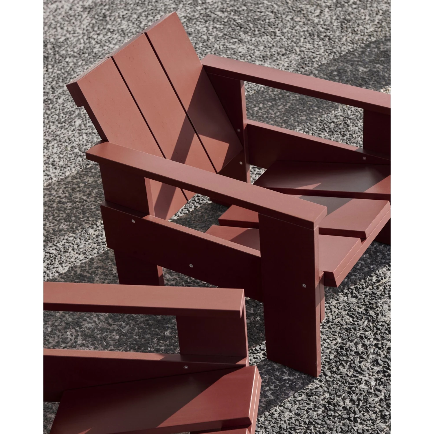 HAY Crate Armchair Iron Red - Image 12