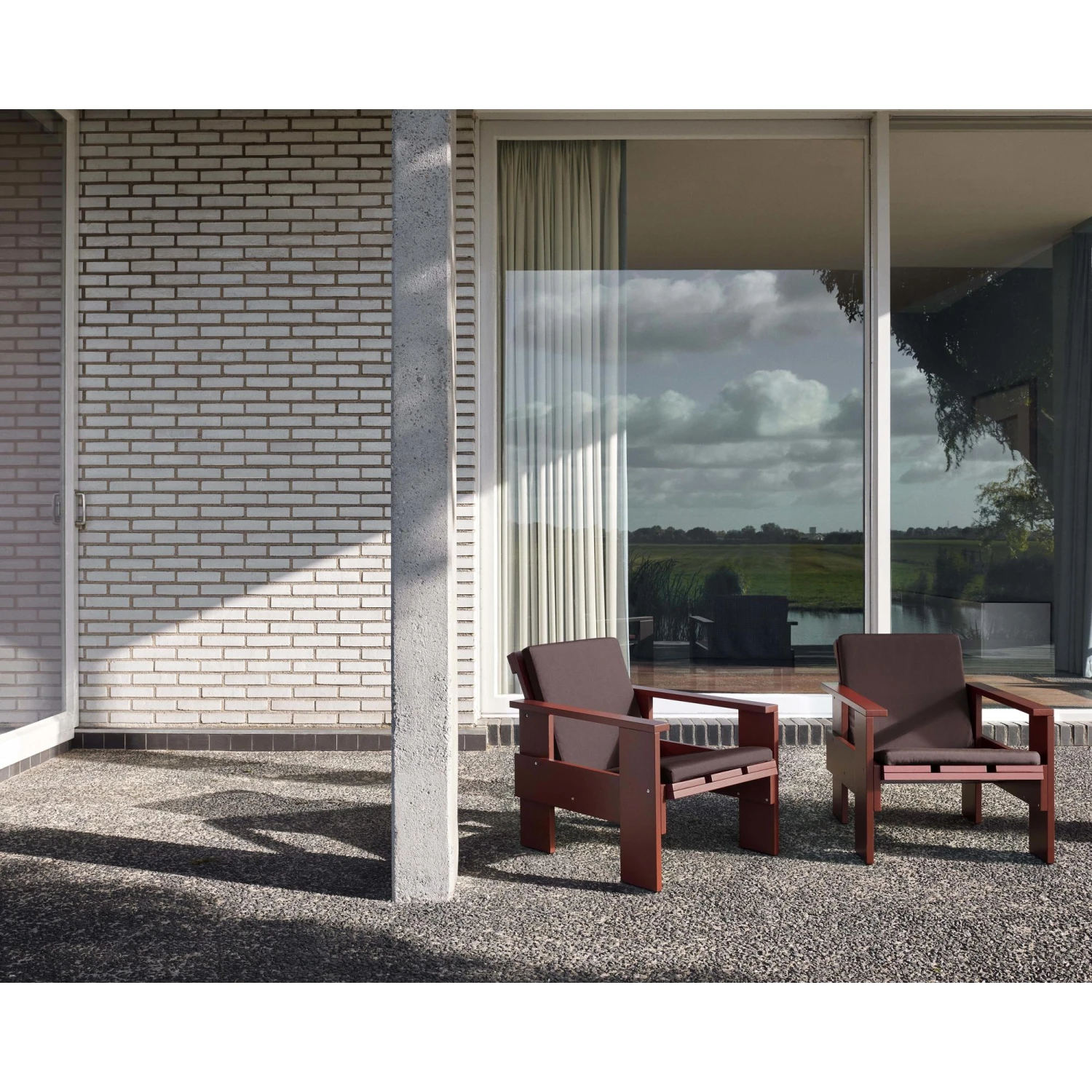 HAY Crate Armchair Iron Red - Image 10