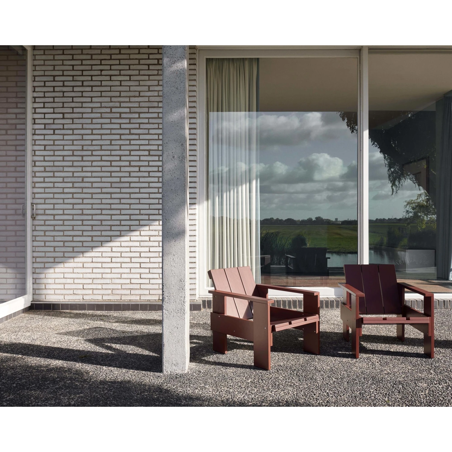 HAY Crate Armchair Iron Red - Image 13