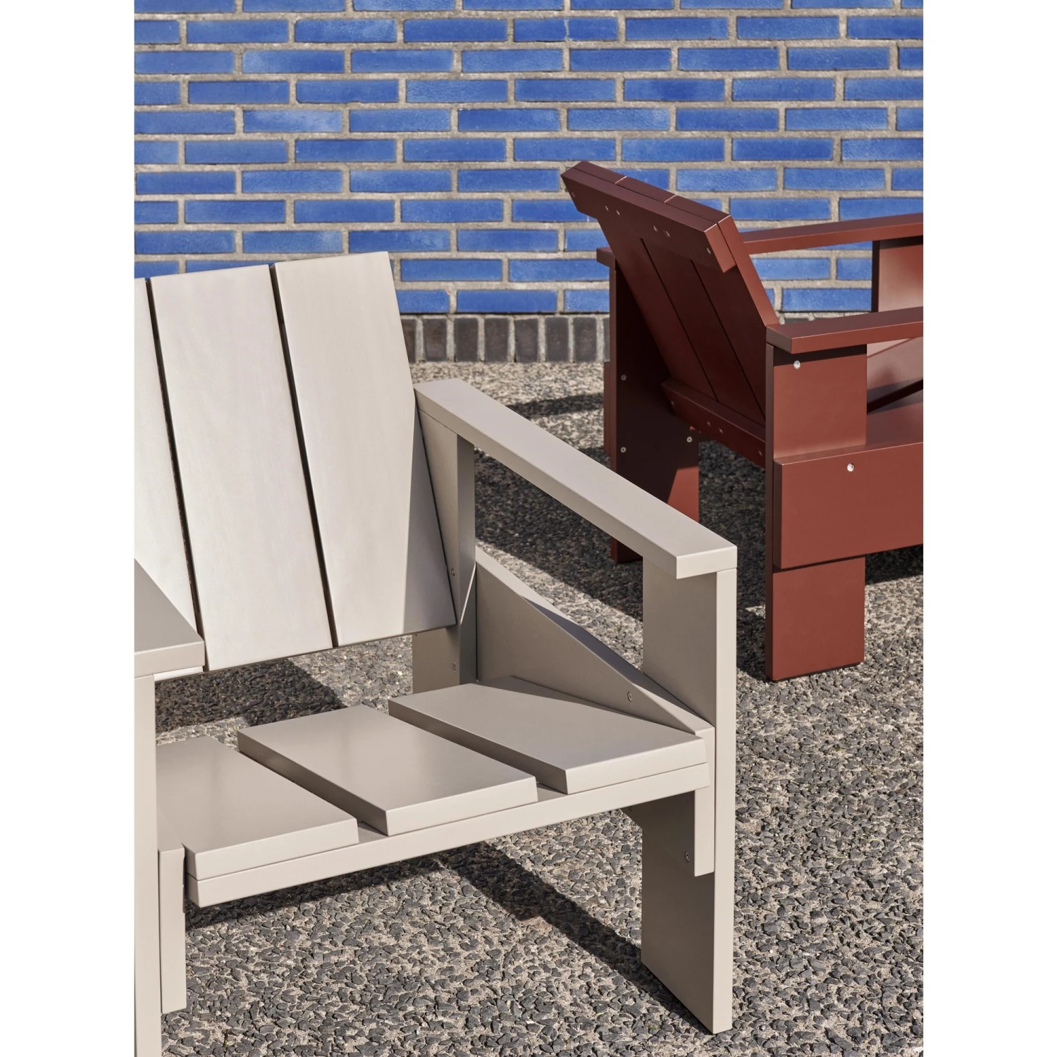 HAY Crate Armchair Iron Red - Image 8