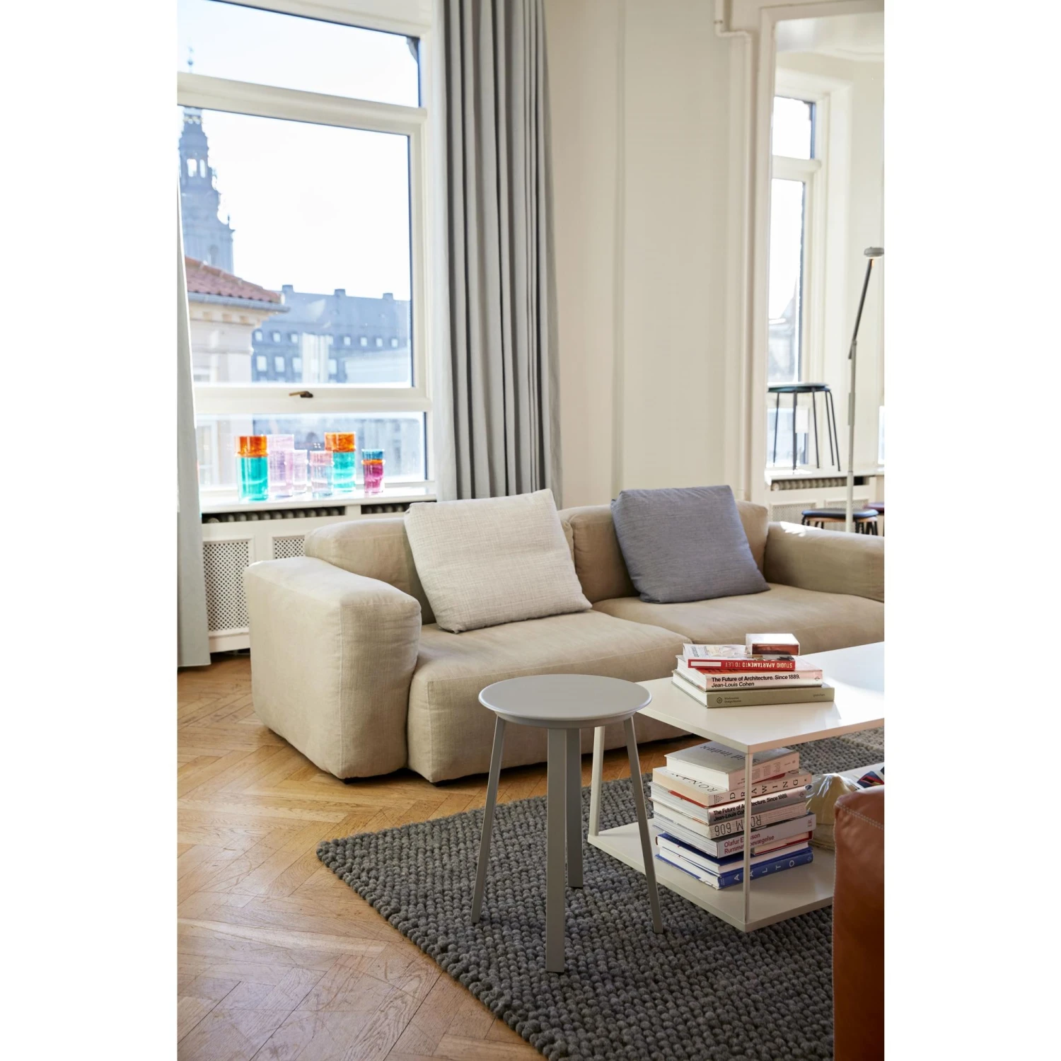 HAY Revolver Stool Gray - Image 2