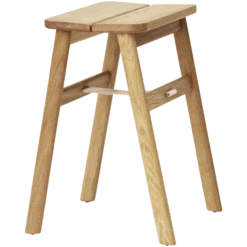 Form & Refine Angle Foldable Stool White Oiled Oak