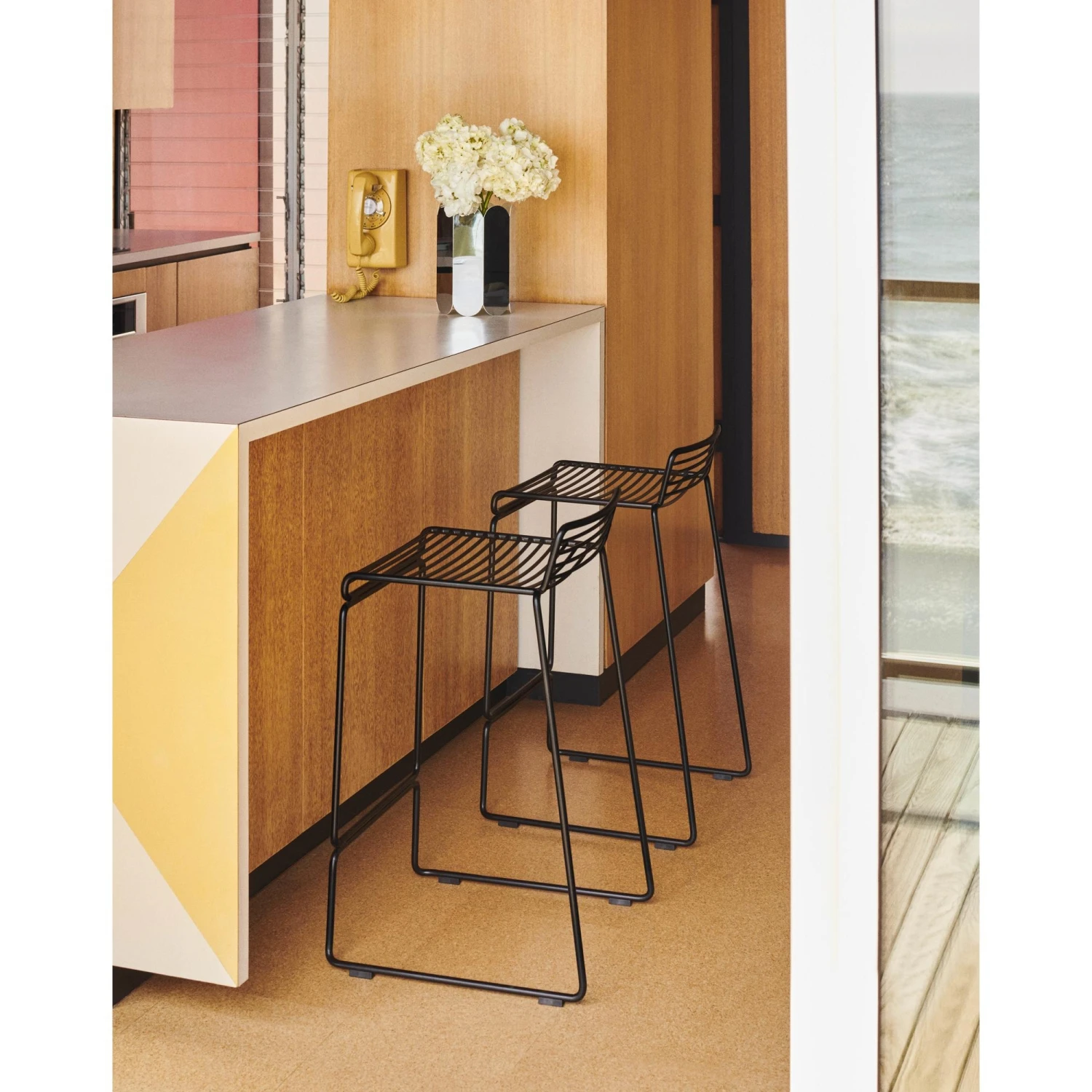 HAY Hee Barstool H65 Black - Image 2