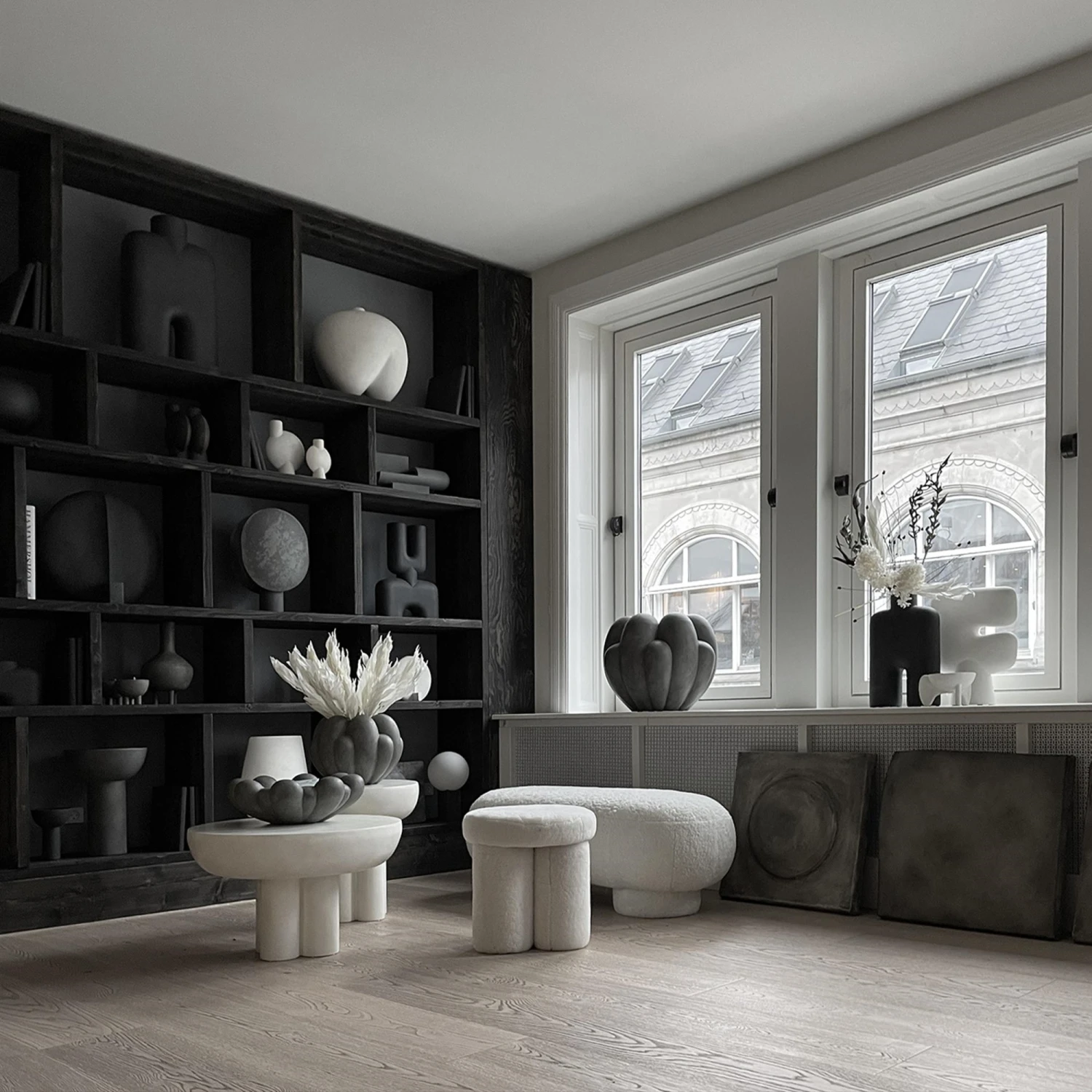 101 Copenhagen Big Foot Stool Sheep Skin - Image 2