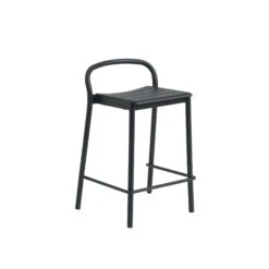 Muuto Linear Steel Bar Stool 65 Cm Black