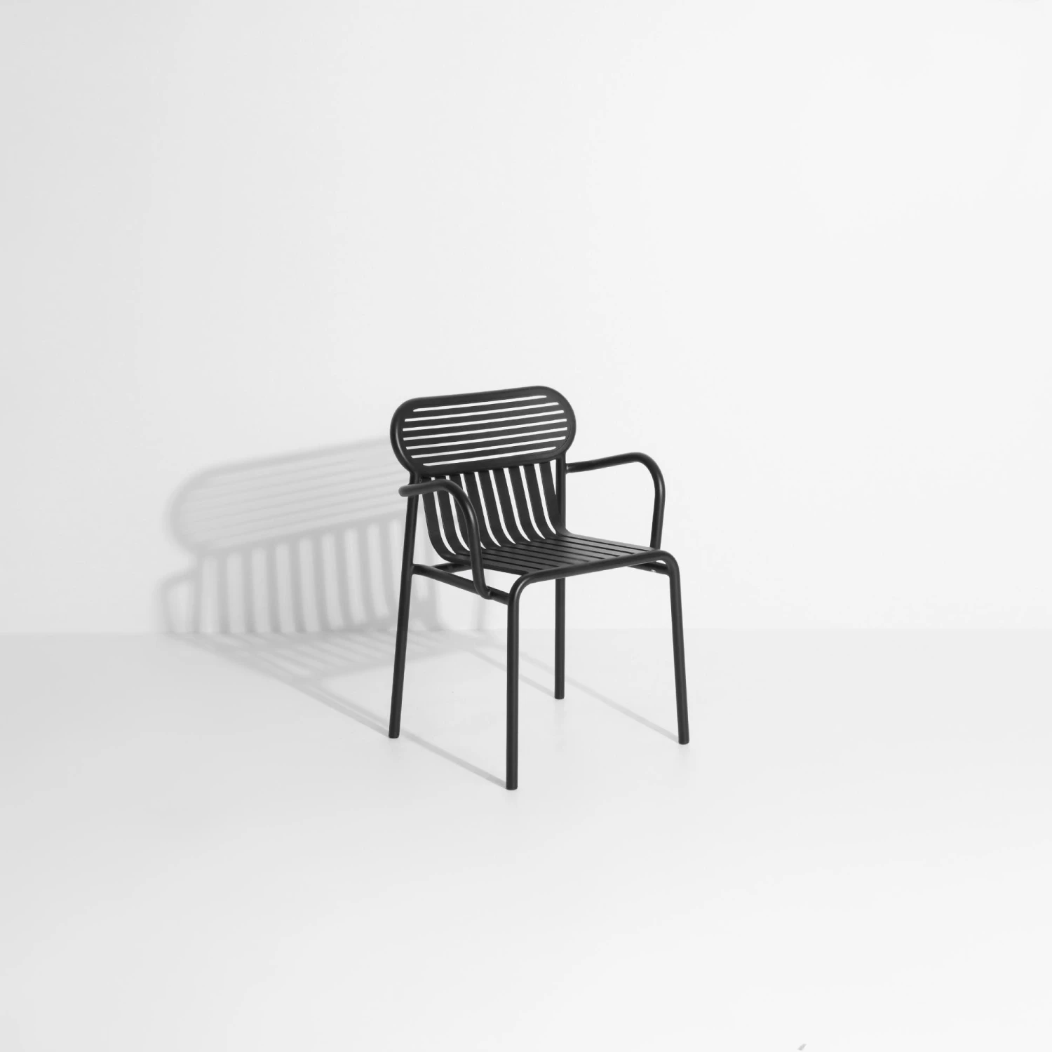 Petite Friture WEEK-END Dining Chair With Armrests Black - Image 3