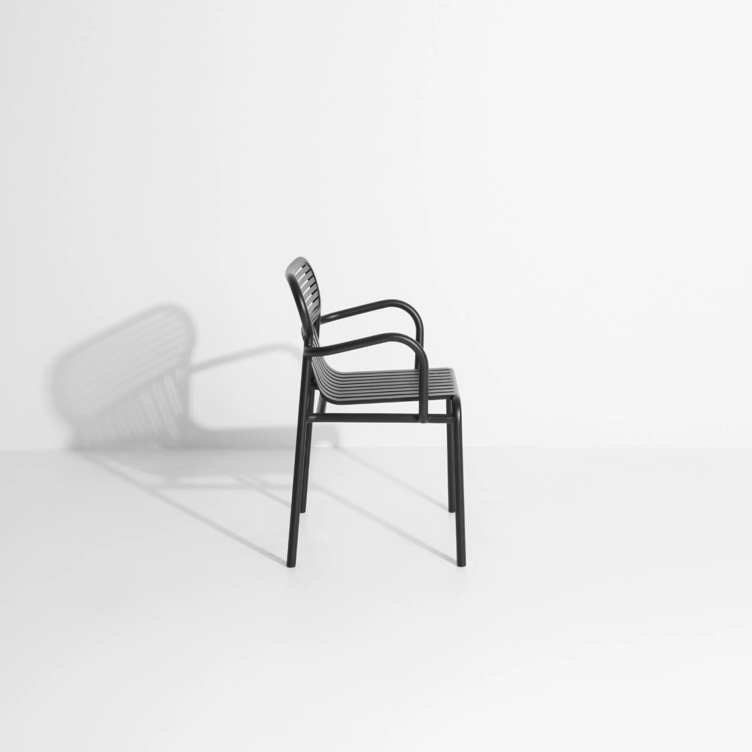 Petite Friture WEEK-END Dining Chair With Armrests Black - Image 4
