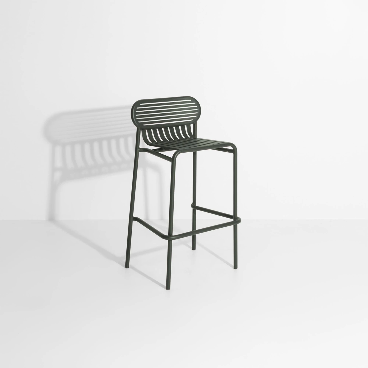 Petite Friture WEEK-END Bar Stool H80 Glass Green - Image 2