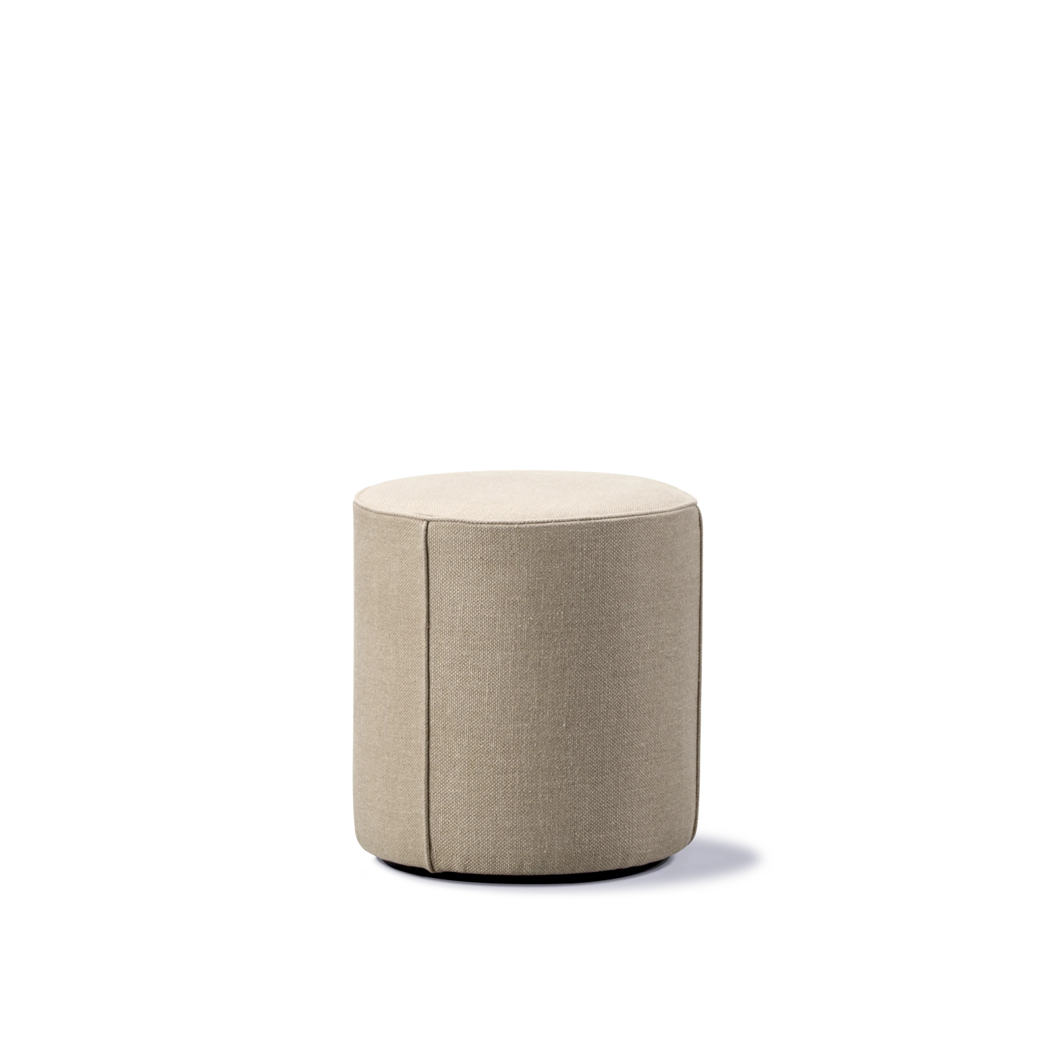 Fredericia Furniture Mono Pouf Ø39 Grand Linen Natural