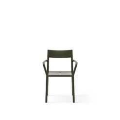 New Works May Outdoor Chair With Armrests Dark Green