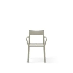 New Works May Outdoor Chair With Armrests Light Gray
