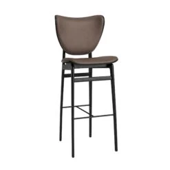 NORR11 Elephant Bar Stool H75 Cm Black/ Dark Brown 21001