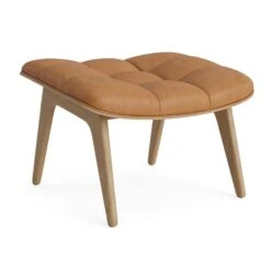 NORR11 Mammoth Ottoman Oak/Cognac 21000