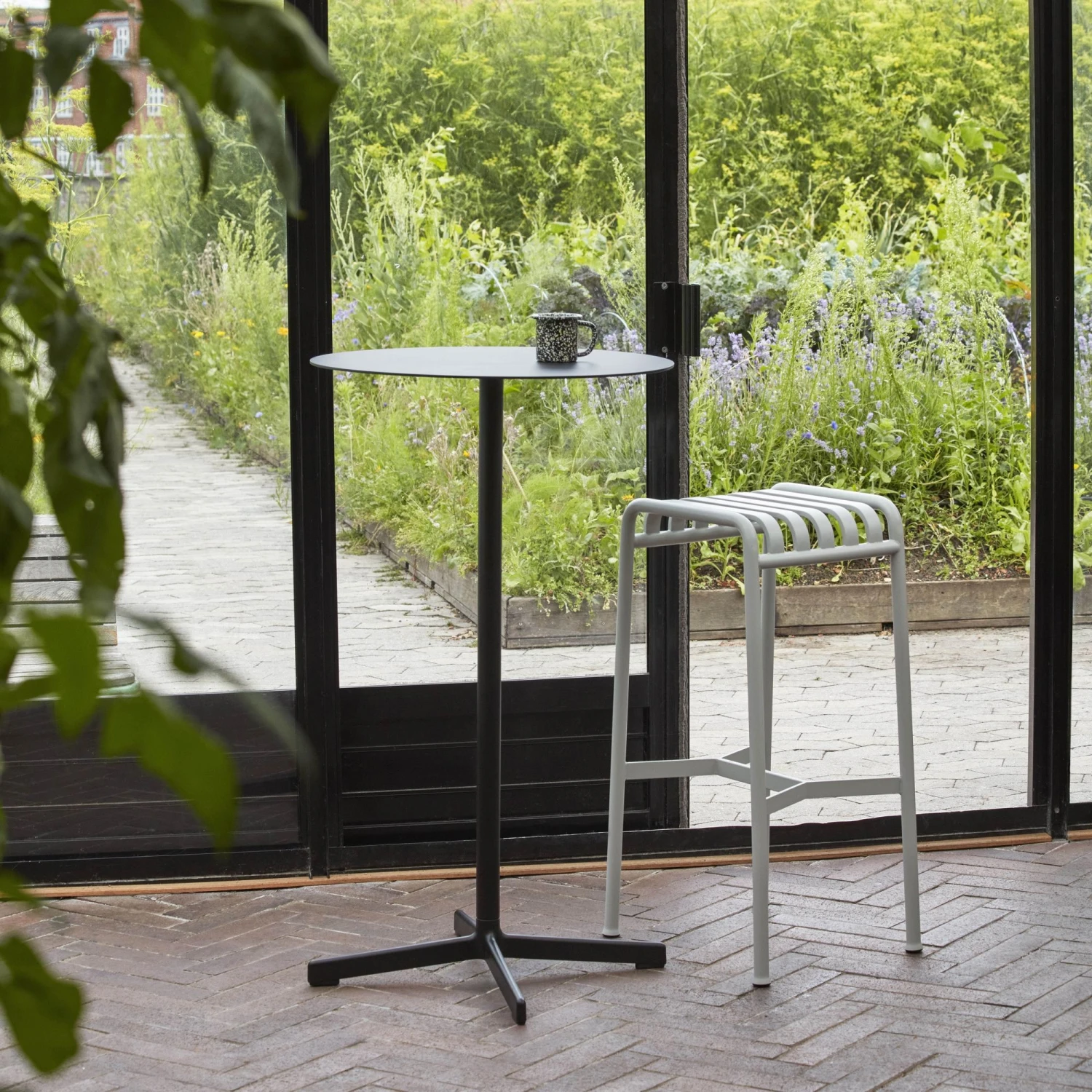 HAY Palissade Barstool Oliven - Image 5