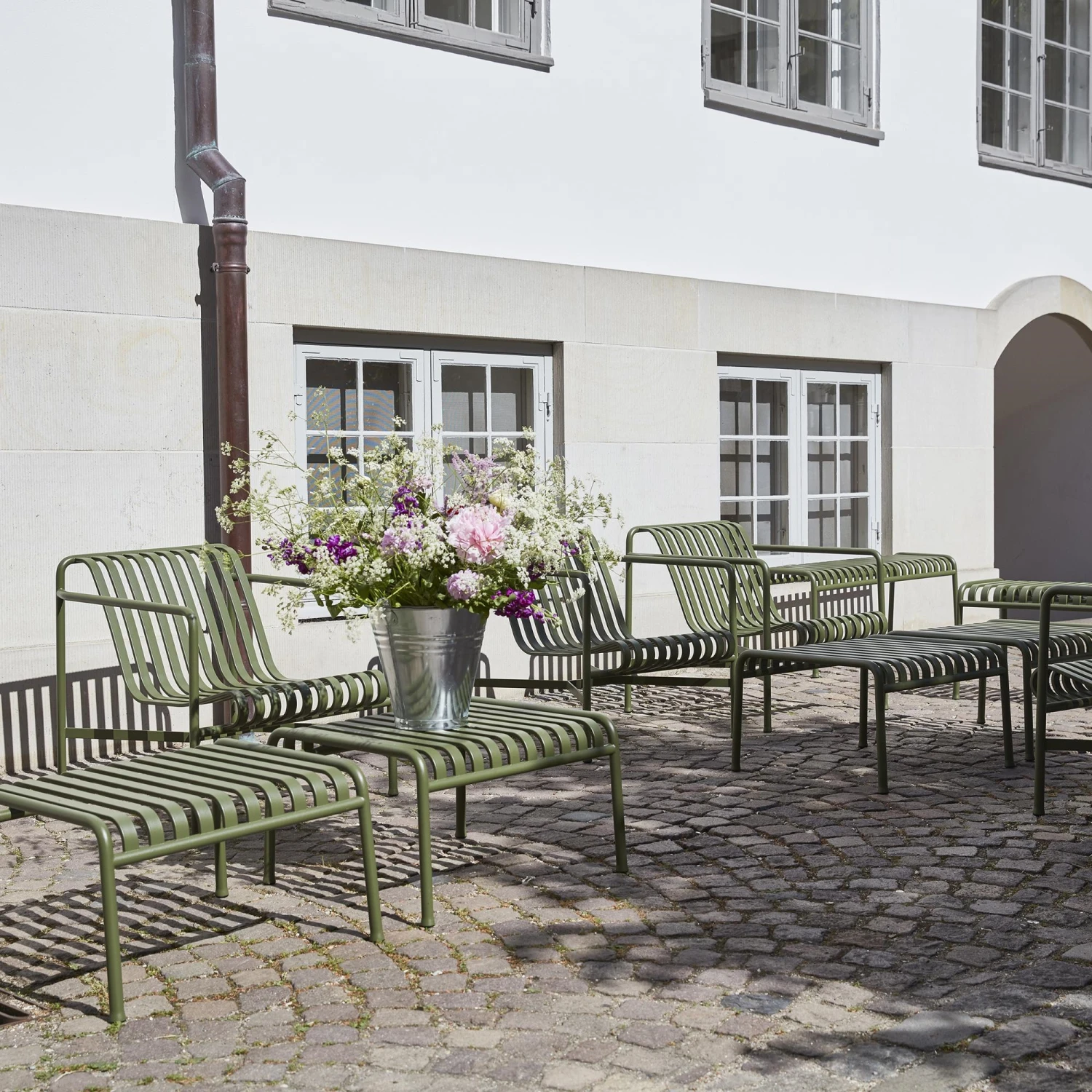 HAY Palissade Ottoman Oliven - Image 3